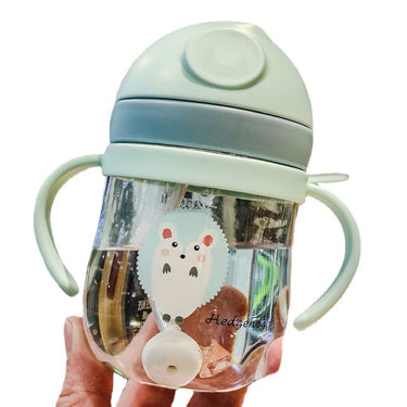 Toddlers Baby Sippy Cup with Weighted Spill Proof Toddlers Cup Trainer Cup with Cover Ideal for 1+ Year Old and Transitioning 6 to 12 Months